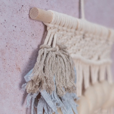 Macrame, macraweaving, tejer con telar en Madrid