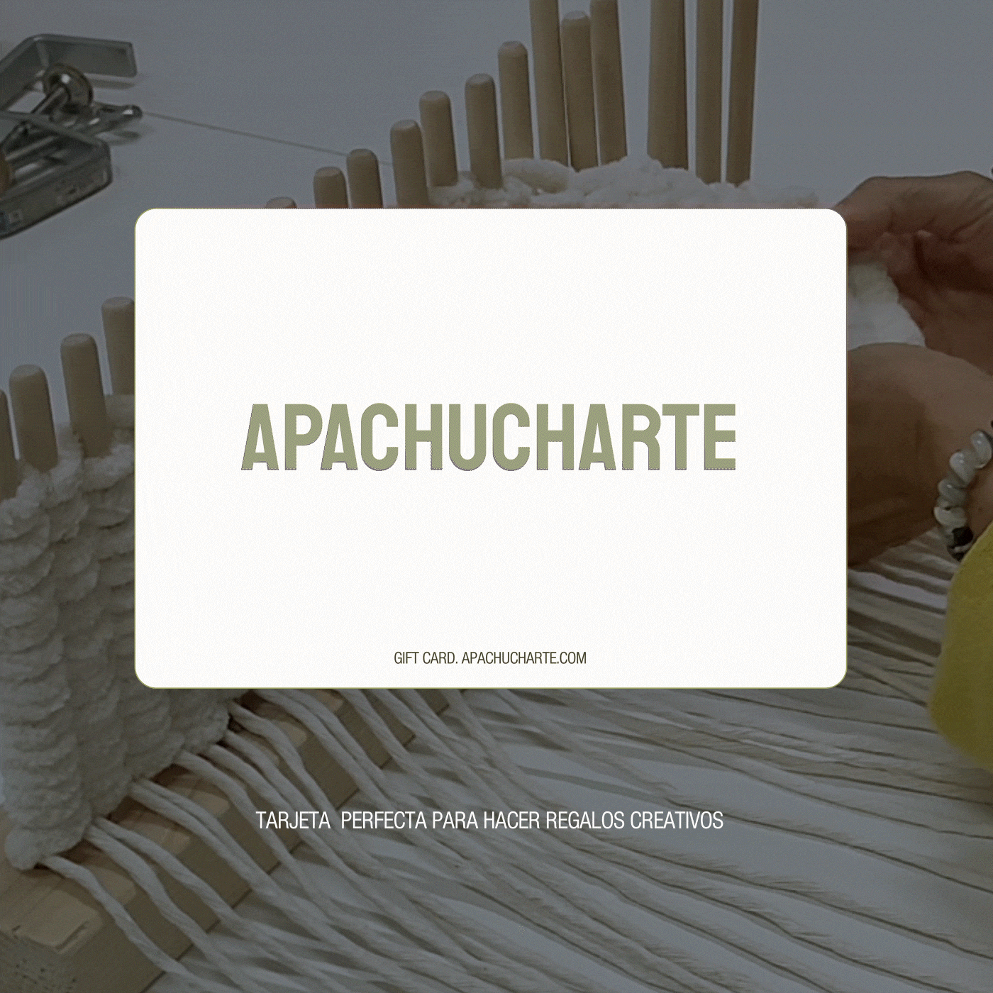 TARJETA REGALO: TALLER DE TELAR DE VARILLAS EN MADRID