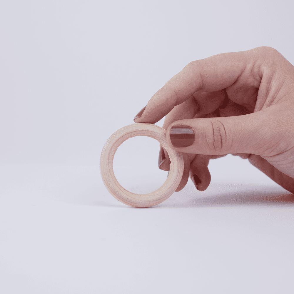 aros de madera para macramé