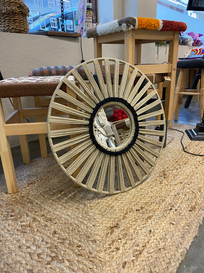 TALLER DE ENCORDADO ARTESANAL EN MADRID -  ESPEJO