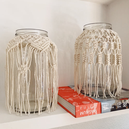 taller de frascos de macrame en Madrid