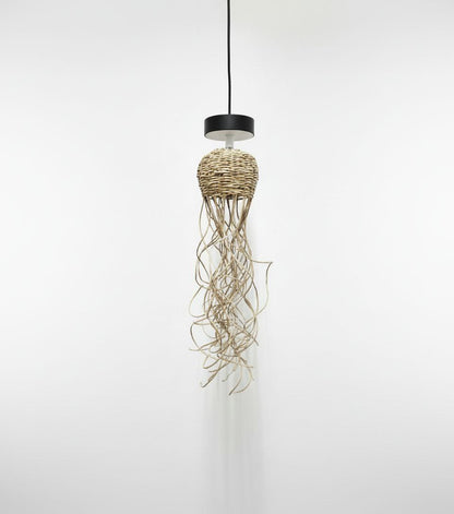 TALLER CESTERIA LAMPARA MEDUSA