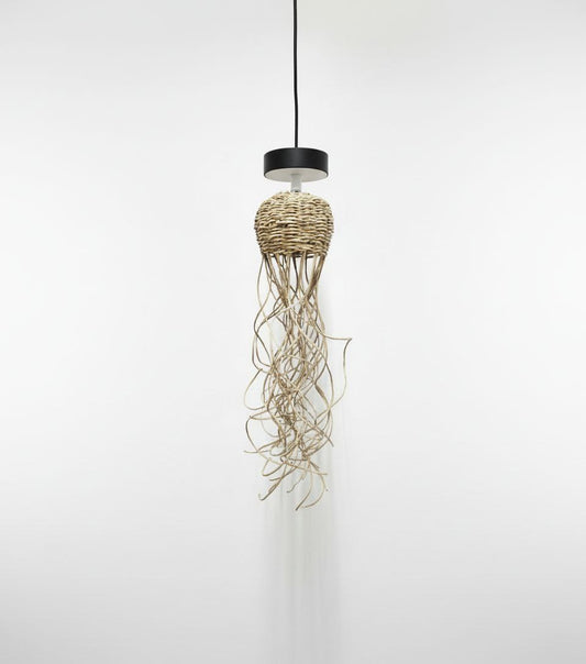 TALLER CESTERIA LAMPARA MEDUSA