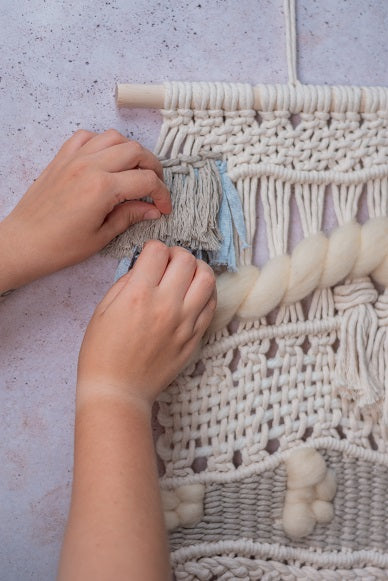 un tapiz hecho por tus propias manos para lucir en tu hogar es posible gracias a Apachucharte