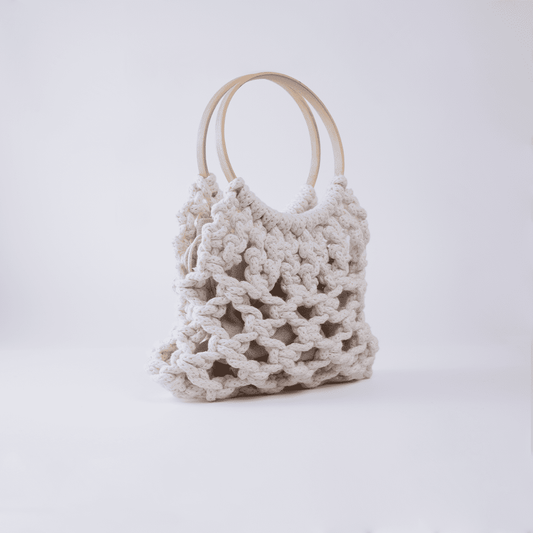 Mini bolso de macrame