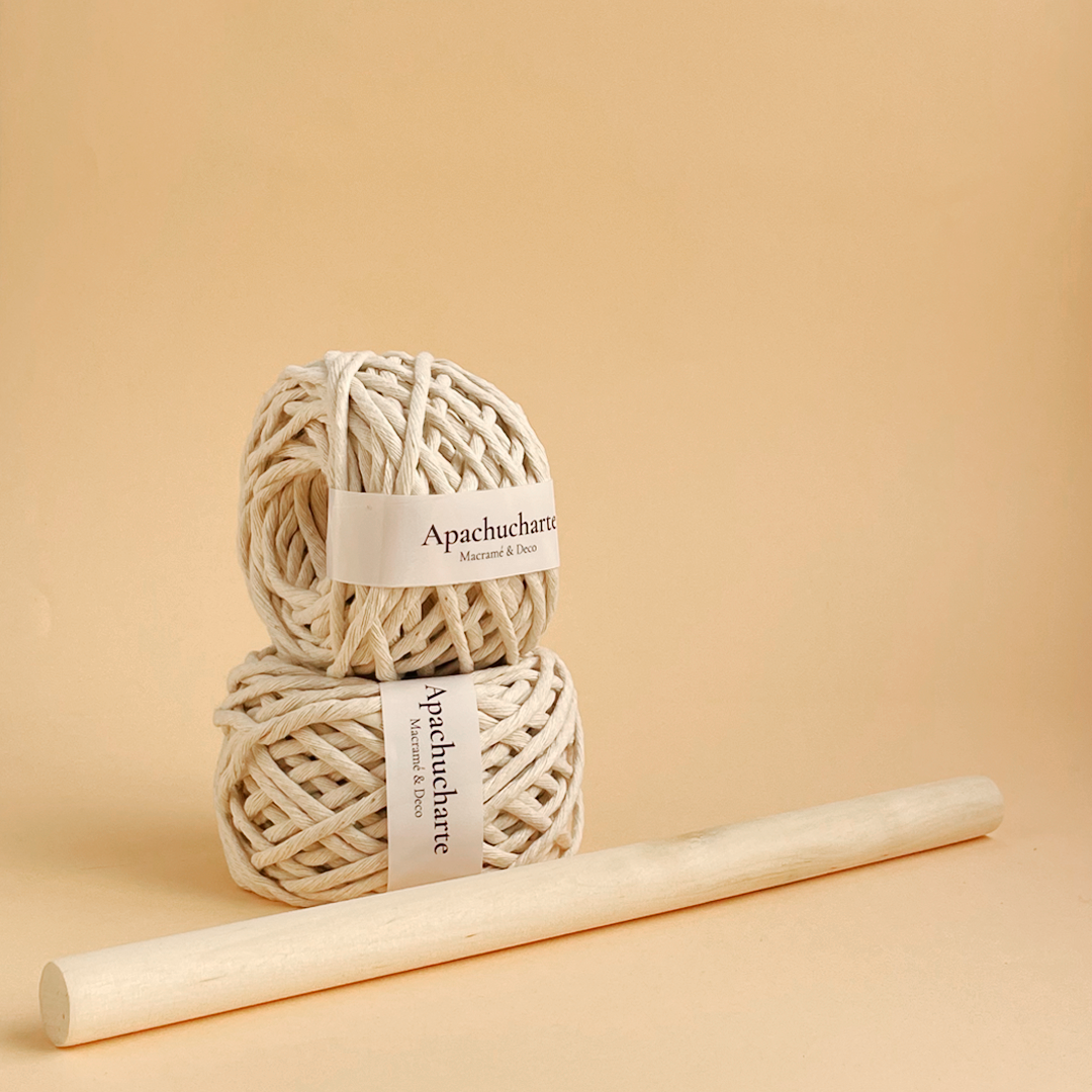 Kit Jardin Vertical de macrame 